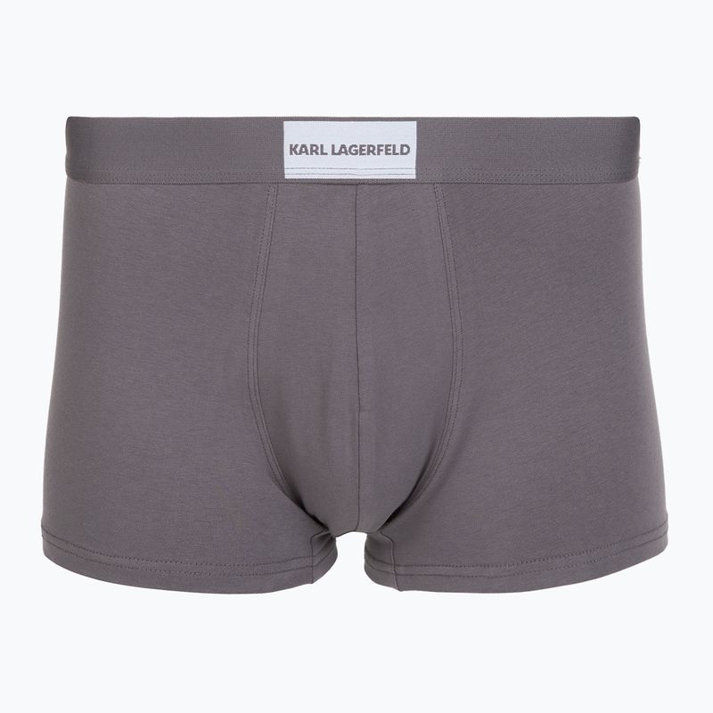 Мъжки боксерки KARL LAGERFELD Essential Logo Trunk 7 чифта olive/clear sky/excalibur 4