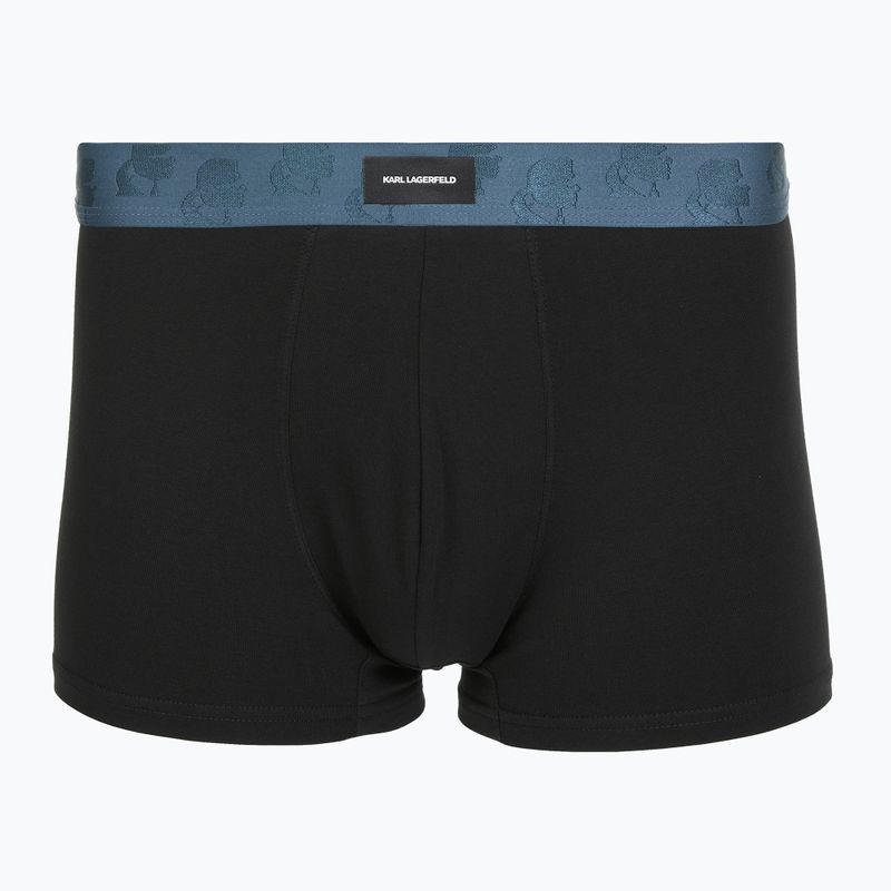 Мъжки боксерки KARL LAGERFELD Kameo Logo Trunk 3 чифта midnight/clear sky/olive 3