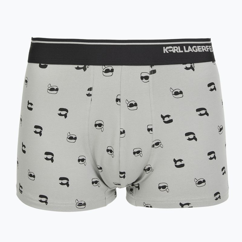 Мъжки боксерки KARL LAGERFELD Ikon Aop Trunk  3 чифта karl dot/ash black 2