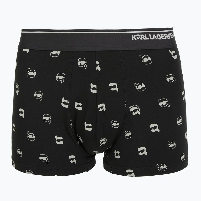 Мъжки боксерки KARL LAGERFELD Ikon Aop Trunk  3 чифта karl dot/ash black 3
