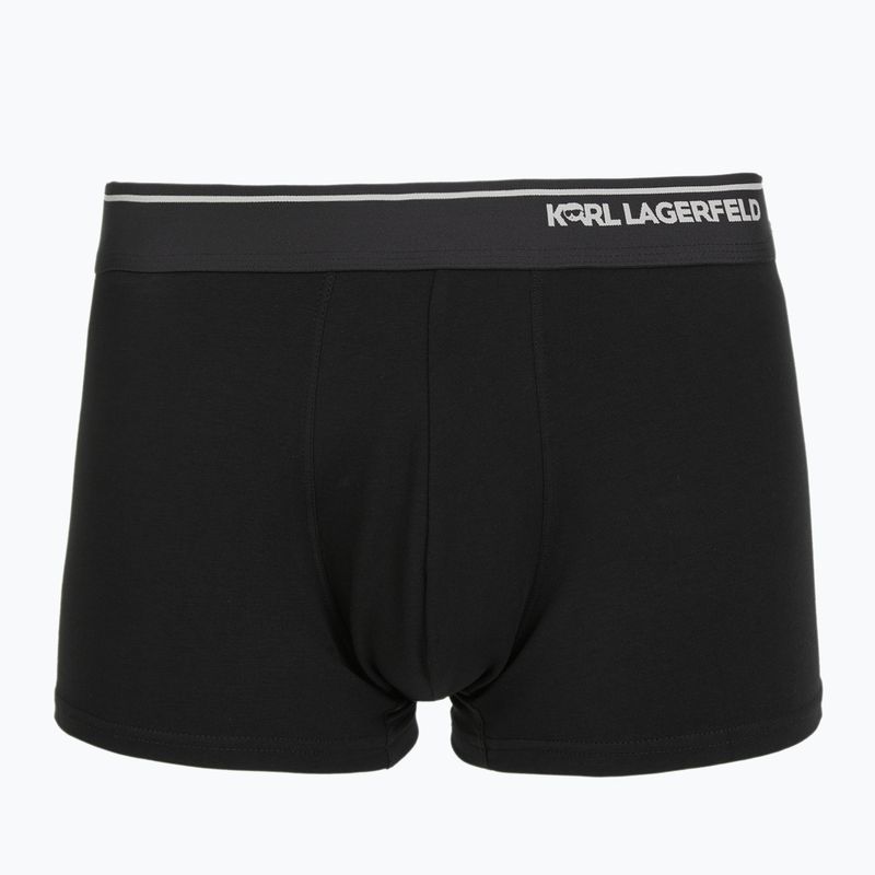 Мъжки боксерки KARL LAGERFELD Ikon Aop Trunk  3 чифта karl dot/ash black 4