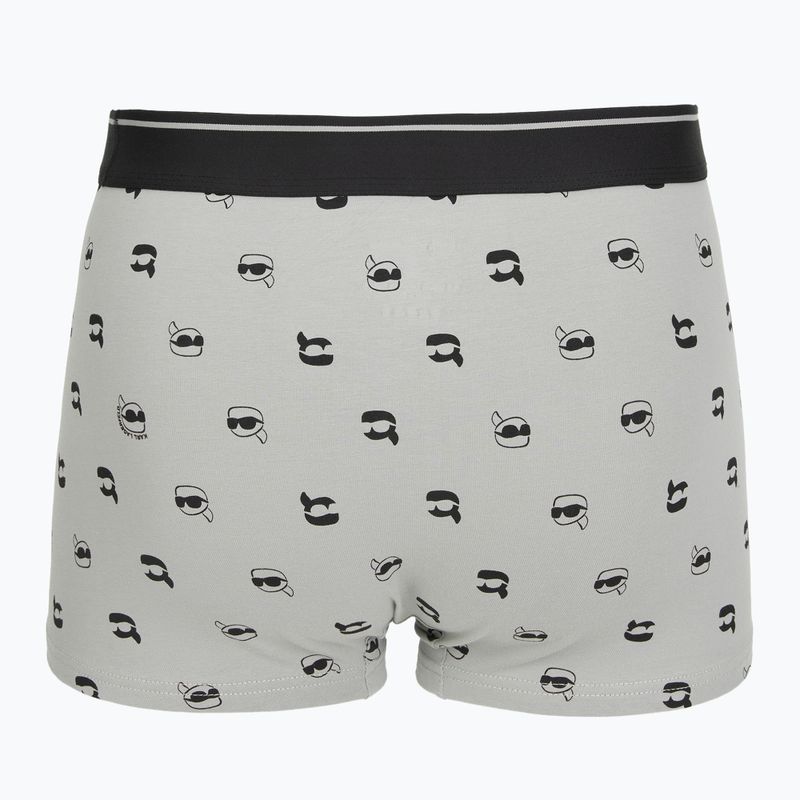 Мъжки боксерки KARL LAGERFELD Ikon Aop Trunk  3 чифта karl dot/ash black 5
