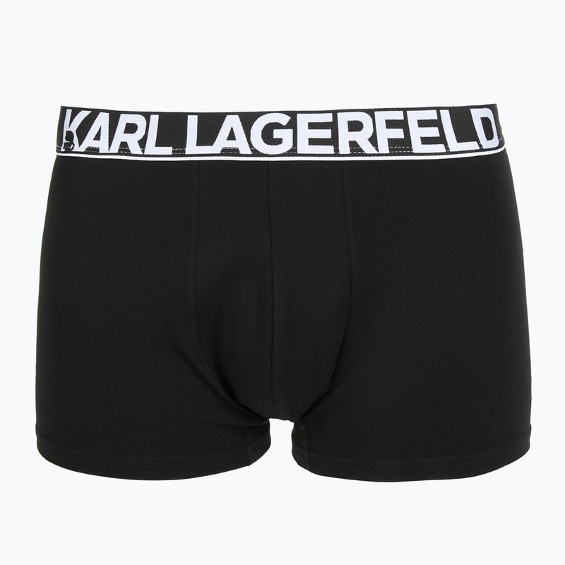 Мъжки боксерки KARL LAGERFELD Bold Elastic Trunk 3 чифта black 2