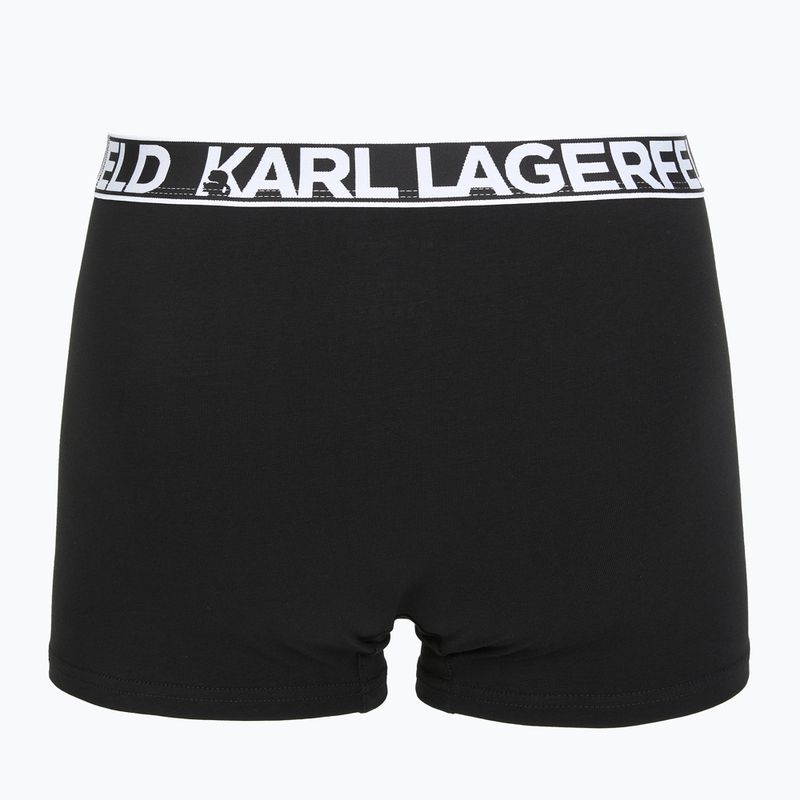 Мъжки боксерки KARL LAGERFELD Bold Elastic Trunk 3 чифта black 3