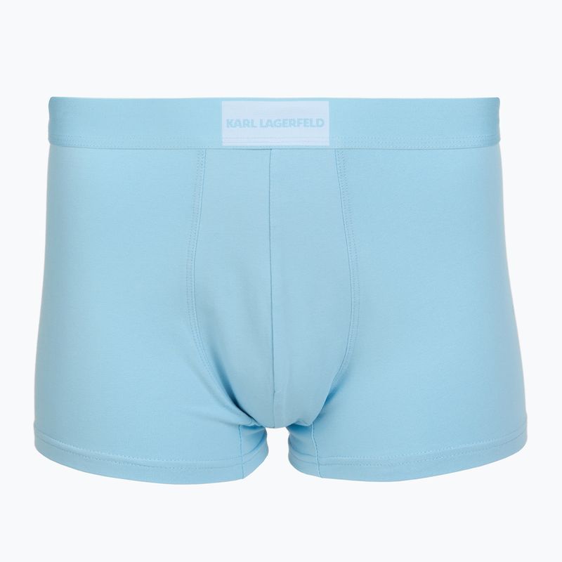 Мъжки боксерки KARL LAGERFELD Essential Logo Trunk 3 чифта olive/clear sky/excalibur 2