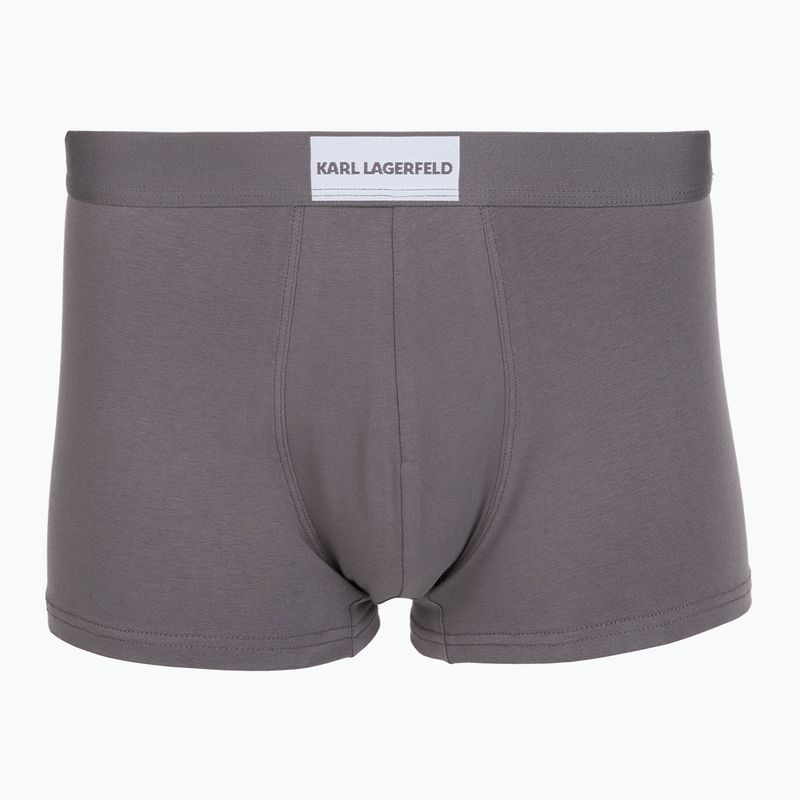 Мъжки боксерки KARL LAGERFELD Essential Logo Trunk 3 чифта olive/clear sky/excalibur 3