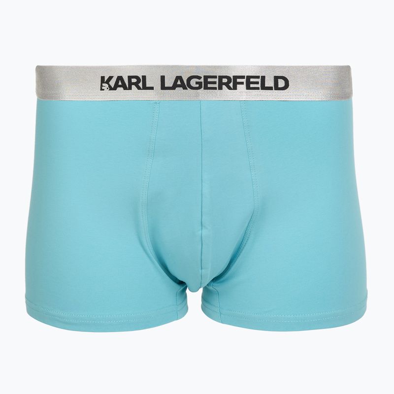 Мъжки боксерки KARL LAGERFELD Elastic Trunk 3 чифта dark sea/black/blue 2