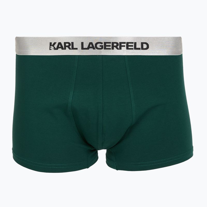 Мъжки боксерки KARL LAGERFELD Elastic Trunk 3 чифта dark sea/black/blue 3