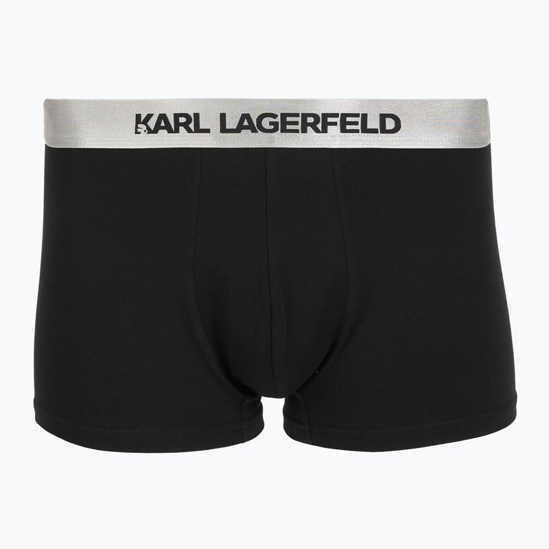 Мъжки боксерки KARL LAGERFELD Elastic Trunk 3 чифта dark sea/black/blue 4