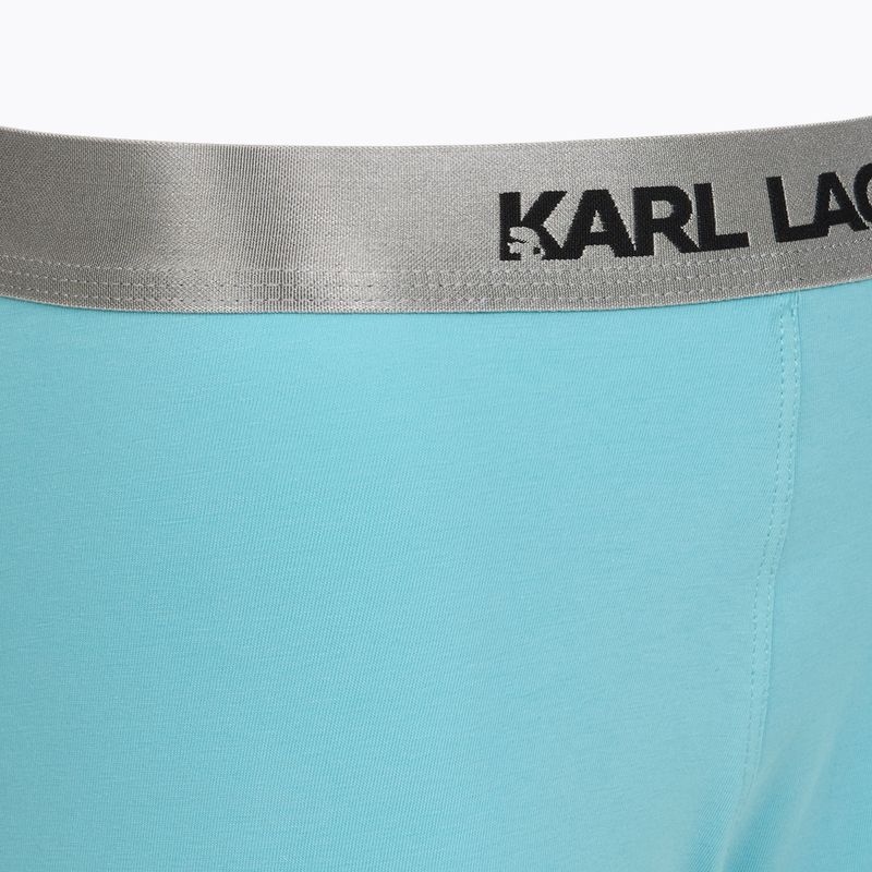 Мъжки боксерки KARL LAGERFELD Elastic Trunk 3 чифта dark sea/black/blue 6
