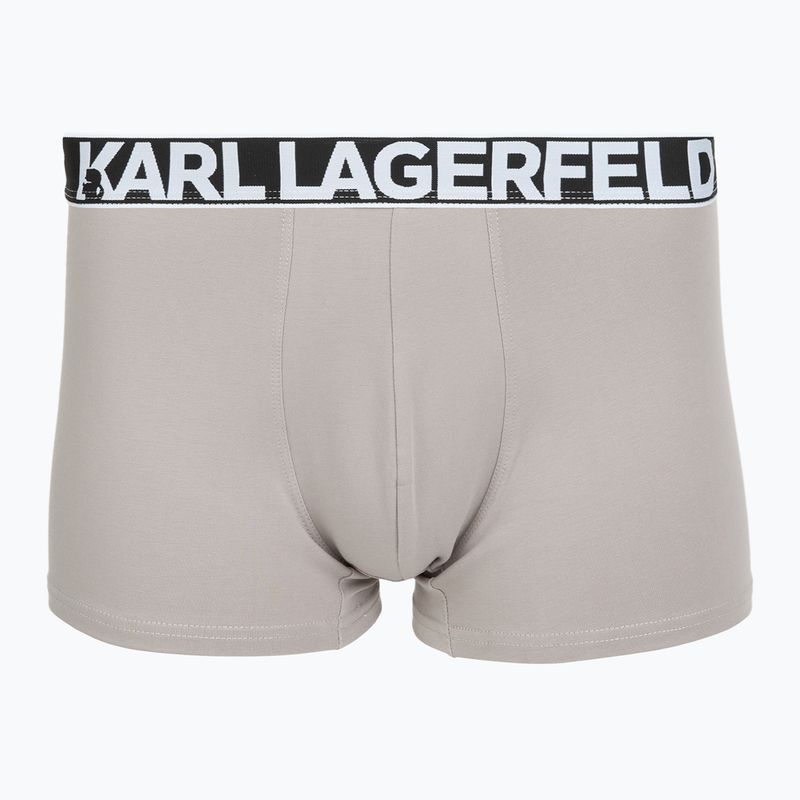 Мъжки боксерки KARL LAGERFELD Bold Elastic Trunk 3 чифта windsor/black/ash 2