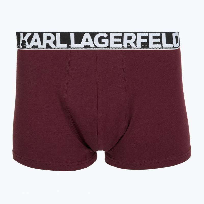 Мъжки боксерки KARL LAGERFELD Bold Elastic Trunk 3 чифта windsor/black/ash 3