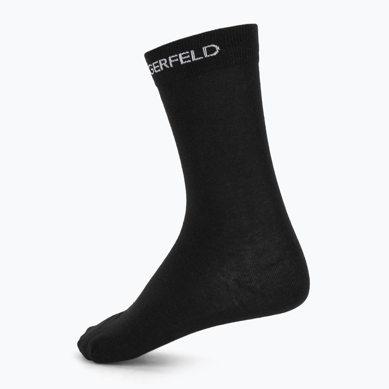 Мъжки комплект боксерки + чорапи KARL LAGERFELD Ikon Trunk aop karl dot black 6