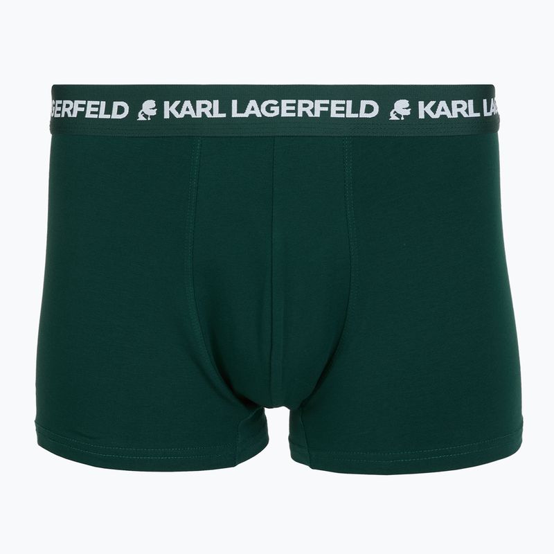 Мъжки боксерки KARL LAGERFELD Logo Trunk Multiband 3 чифта dark sea/indigo/blue 4