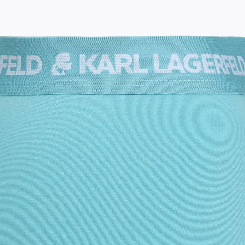 Мъжки боксерки KARL LAGERFELD Logo Trunk Multiband 3 чифта dark sea/indigo/blue 6