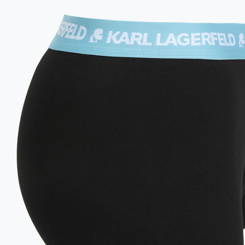 Мъжки боксерки KARL LAGERFELD Logo Trunk Colorband 3 чифта dark sea/indigo/blue 6