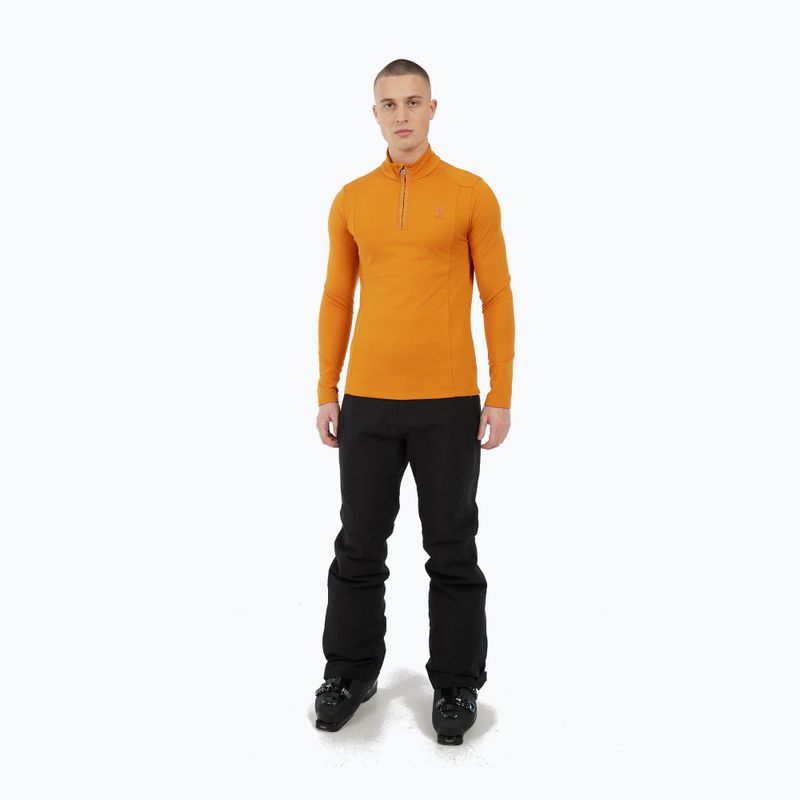 Мъжки суитшърт Protest Rewill 1/4 Zip Active caramel yellow 2