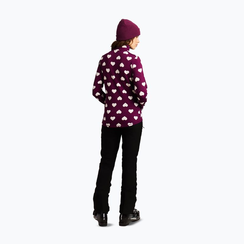 Дамски поларен суитшърт Protest PRTSwana 1/4 Zip Active current purple 3