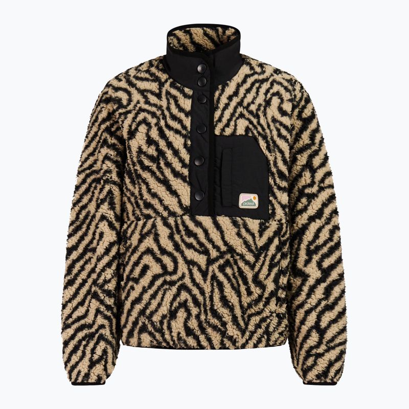 Дамски поларен суитшърт Protest PRTJosey 1/4 Button bamboobeige 6