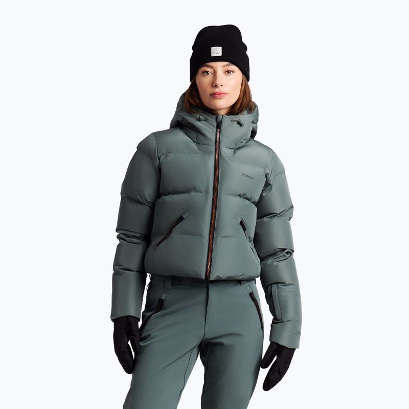 Дамски скиорски гащеризон Protest PRTBuena Zipshift evergreen 4