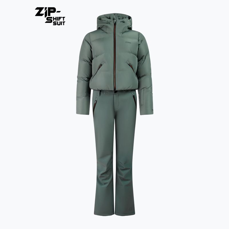 Дамски скиорски гащеризон Protest PRTBuena Zipshift evergreen 7