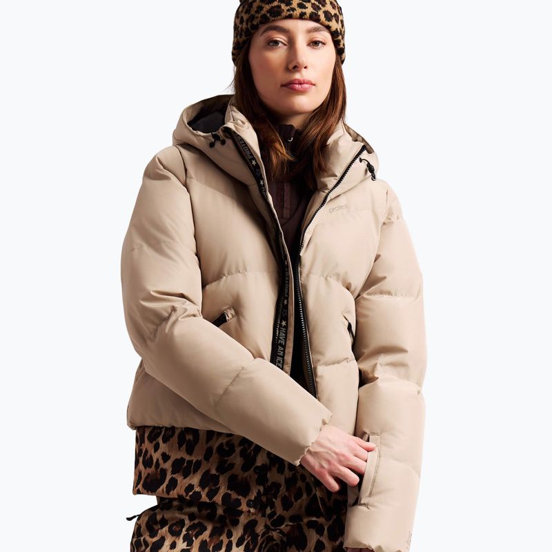 Дамско сноуборд яке Protest PRTPreppydos Zipshift bamboobeige 5