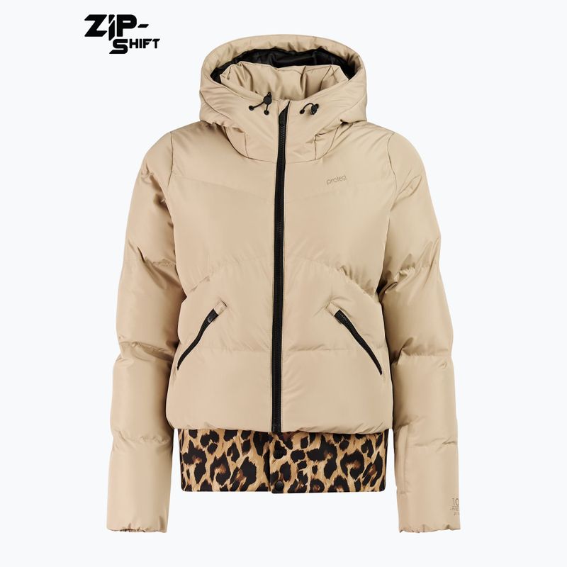 Дамско сноуборд яке Protest PRTPreppydos Zipshift bamboobeige 7