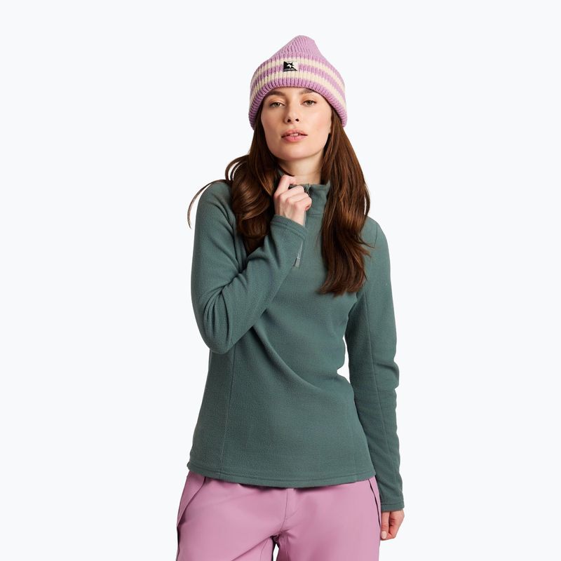 Дамски поларен суитшърт Protest PRTRemutez 1/4 Zip Active evergreen 4
