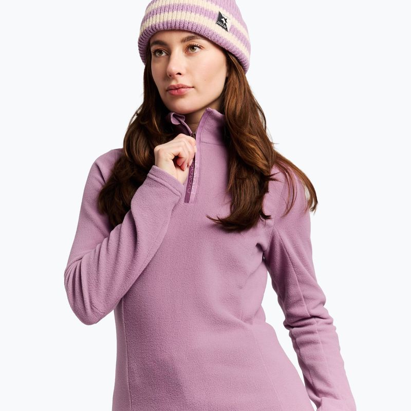 Дамски поларен суитшърт Protest PRTRemutez 1/4 Zip Active valerianlilac 4