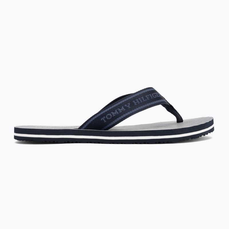 Дамски джапанки Tommy Hilfiger Stripes Beach Sandal space blue 2