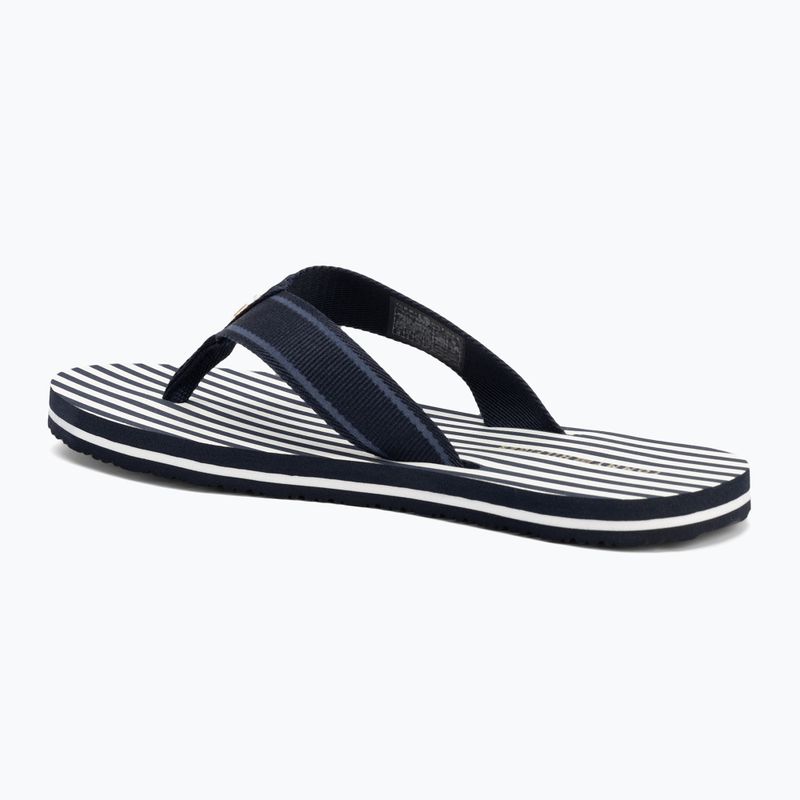 Дамски джапанки Tommy Hilfiger Stripes Beach Sandal space blue 3