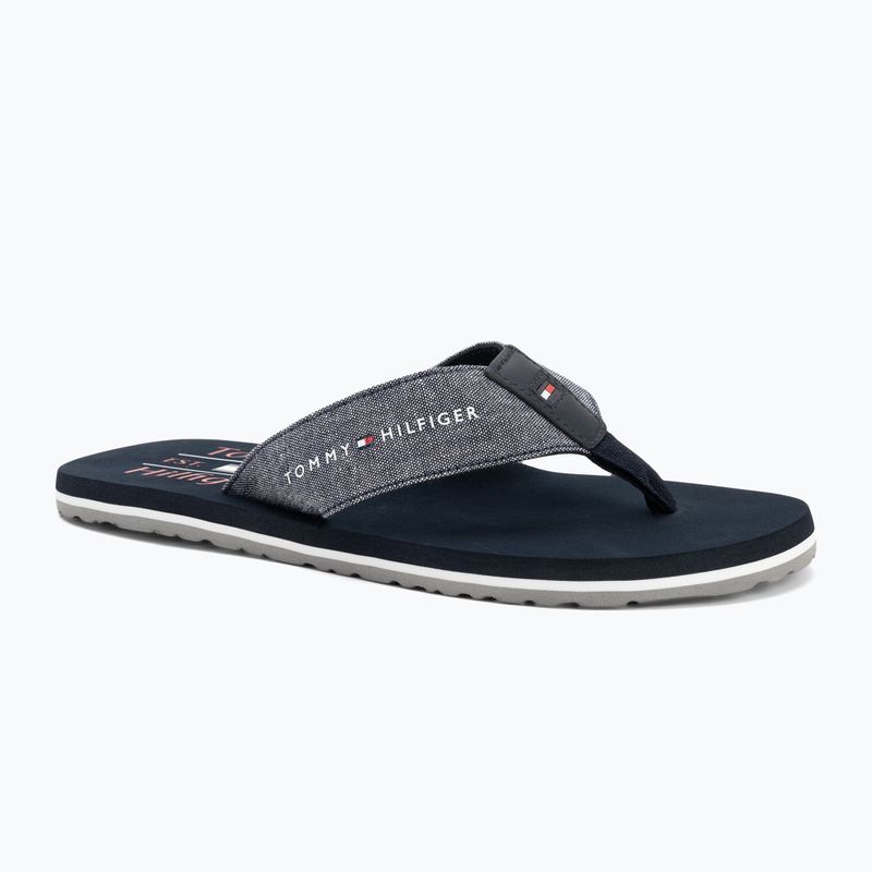 Мъжки джапанки Tommy Hilfiger Chambray Beach Sandal desert sky