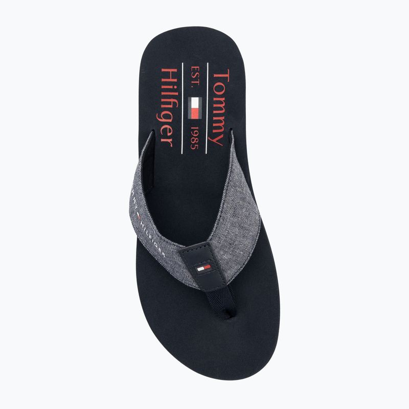 Мъжки джапанки Tommy Hilfiger Chambray Beach Sandal desert sky 5