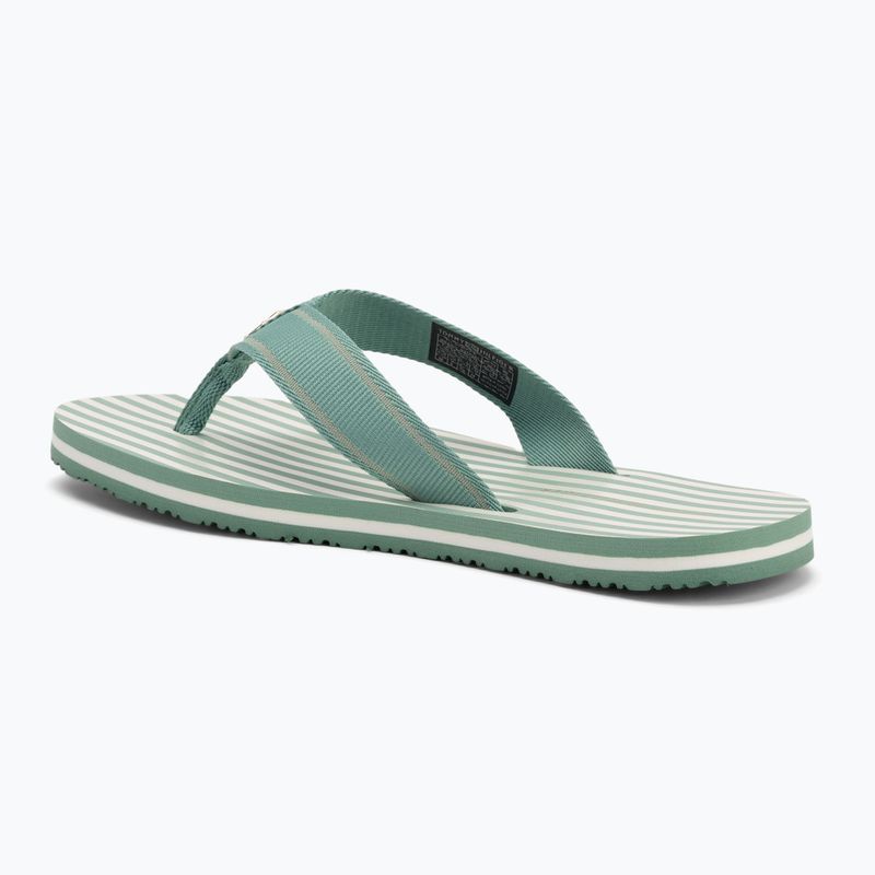 Дамски джапанки Tommy Hilfiger Stripes Beach Sandal charming green 3