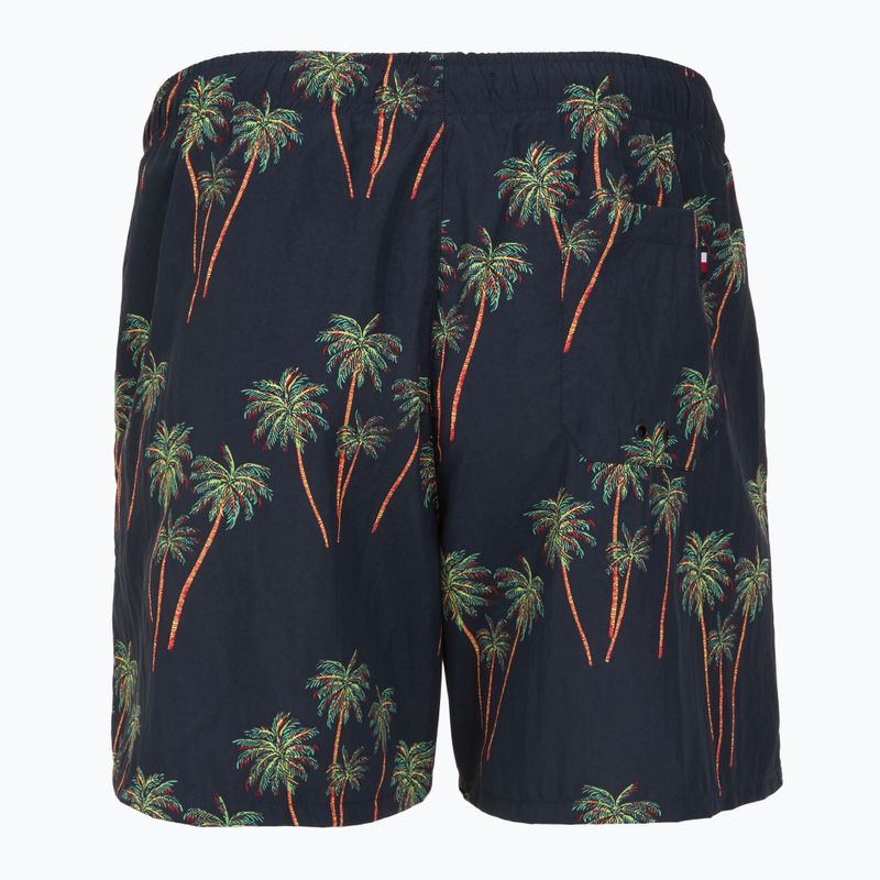 Мъжки къси панталони за плуване Tommy Hilfiger Medium Drawstring Print palm tropical aop desert sky 2