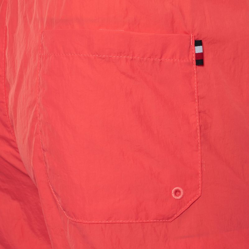 Tommy Hilfiger мъжки бански шорти Medium Drawstring pink poppy 3