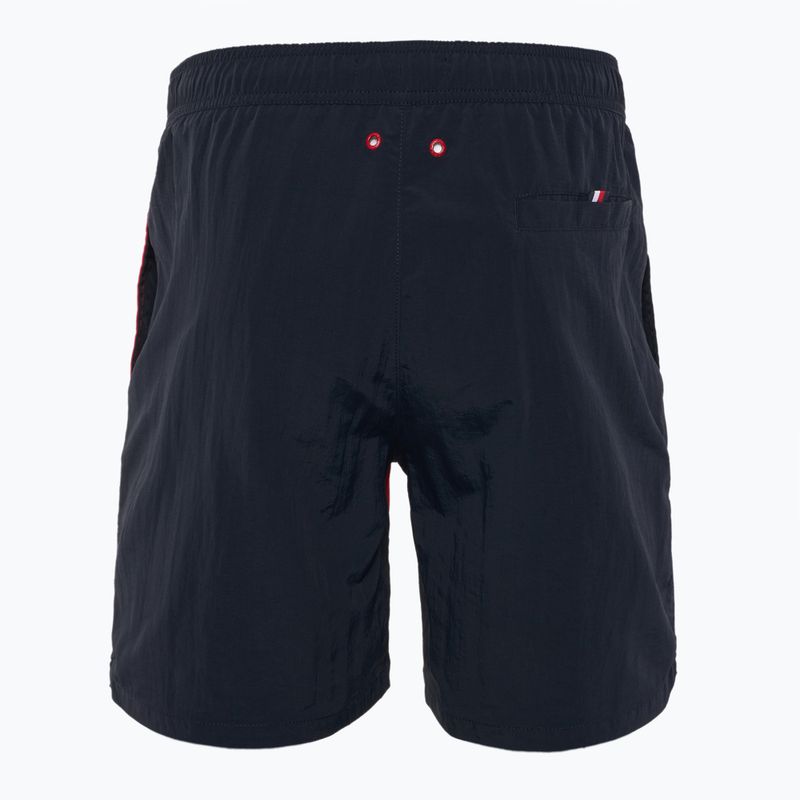 Мъжки къси панталони за плуване Tommy Hilfiger Long Drawstring Diag On desert sky 2
