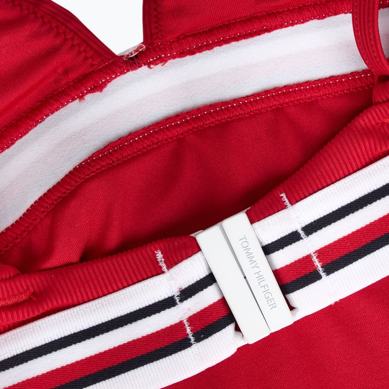 Tommy Hilfiger дамски едноцветен бански костюм Triangle One Piece Rp Ext primary red 4