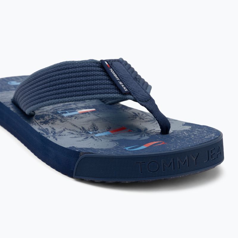 Мъжки джапанки Tommy Jeans Elevated Beach Sandal velvet blue 7