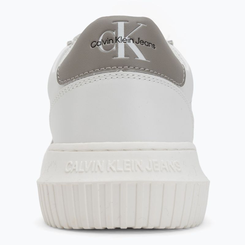 Calvin Klein мъжки обувки YM0YM00681 Chunky Cupsole Monologo Lth triple bright white/rock ridge 6