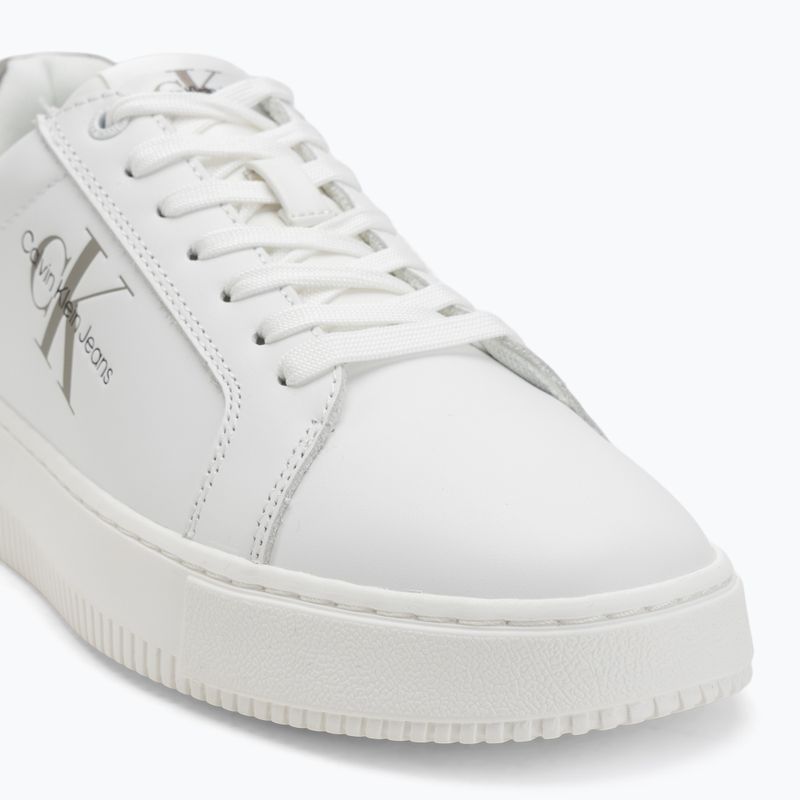 Calvin Klein мъжки обувки YM0YM00681 Chunky Cupsole Monologo Lth triple bright white/rock ridge 7