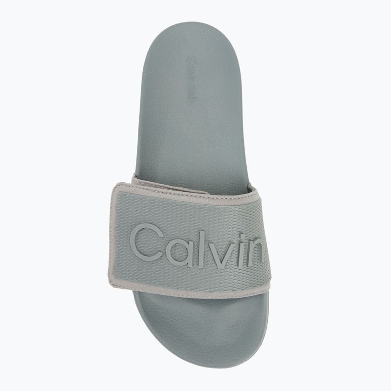 Мъжки чехли Calvin Klein HM0HM01437 Adj Pool Slide TPU granite road 5