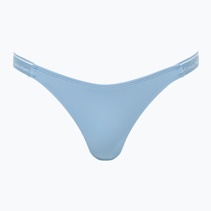 Долнища на бански костюми Calvin Klein KW0KW02732 Curved Delta Bikini faded denim