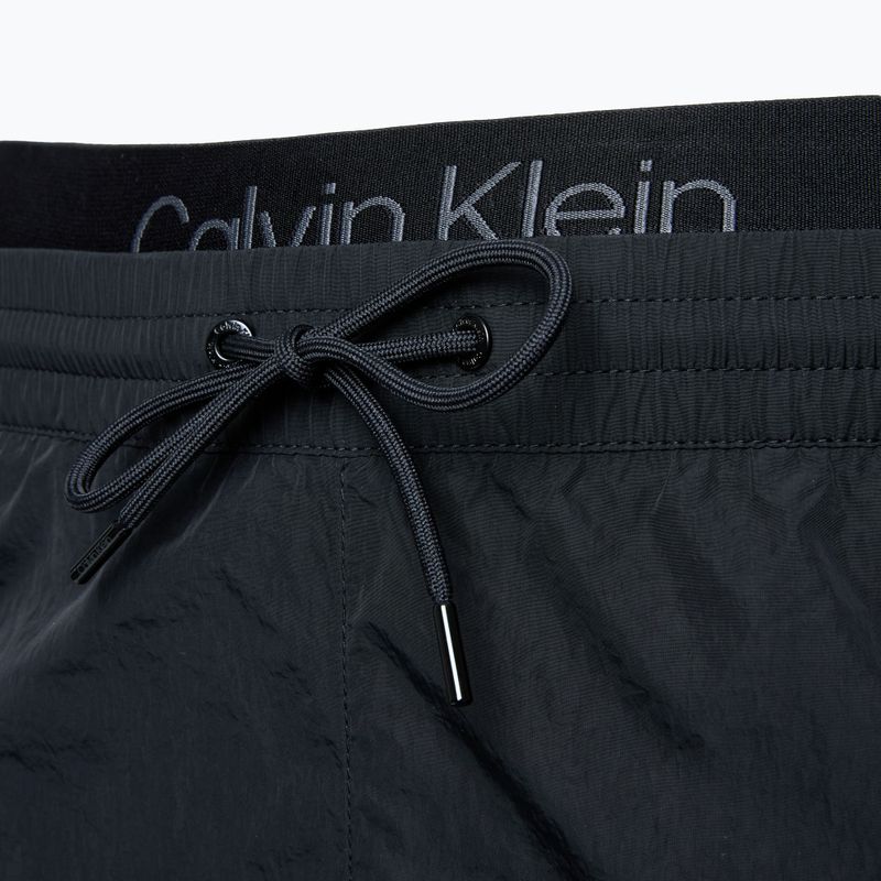 Мъжки шорти за плуване Calvin Klein KM0KM01081 Medium Double Waist Band black 3
