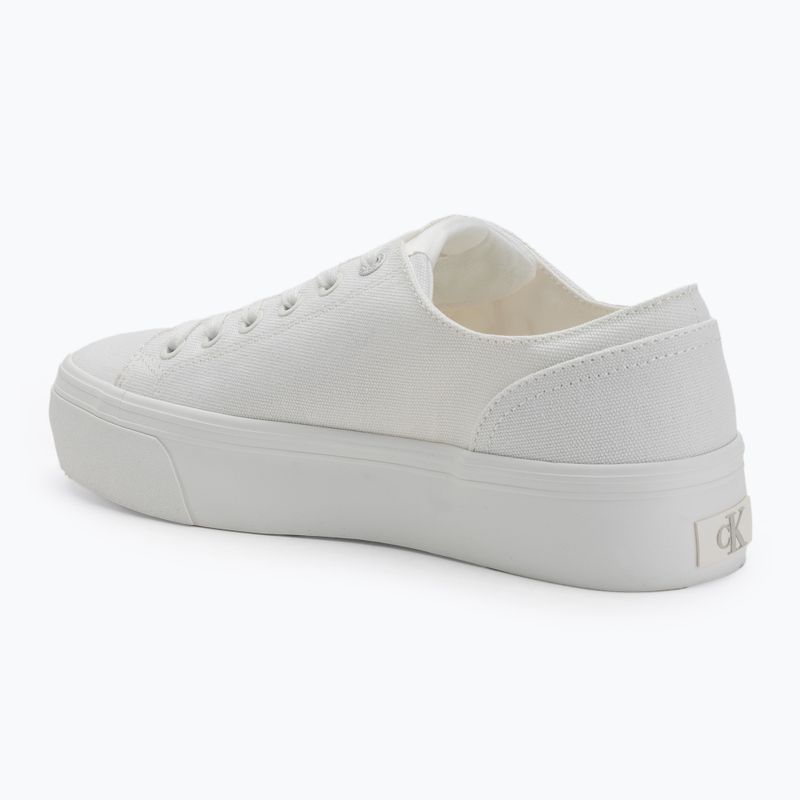 Calvin Klein дамски маратонки YW0YW01763 Vulc Flatform Low Cv MG triple bright white 3