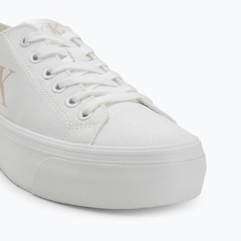 Calvin Klein дамски маратонки YW0YW01763 Vulc Flatform Low Cv MG triple bright white 5