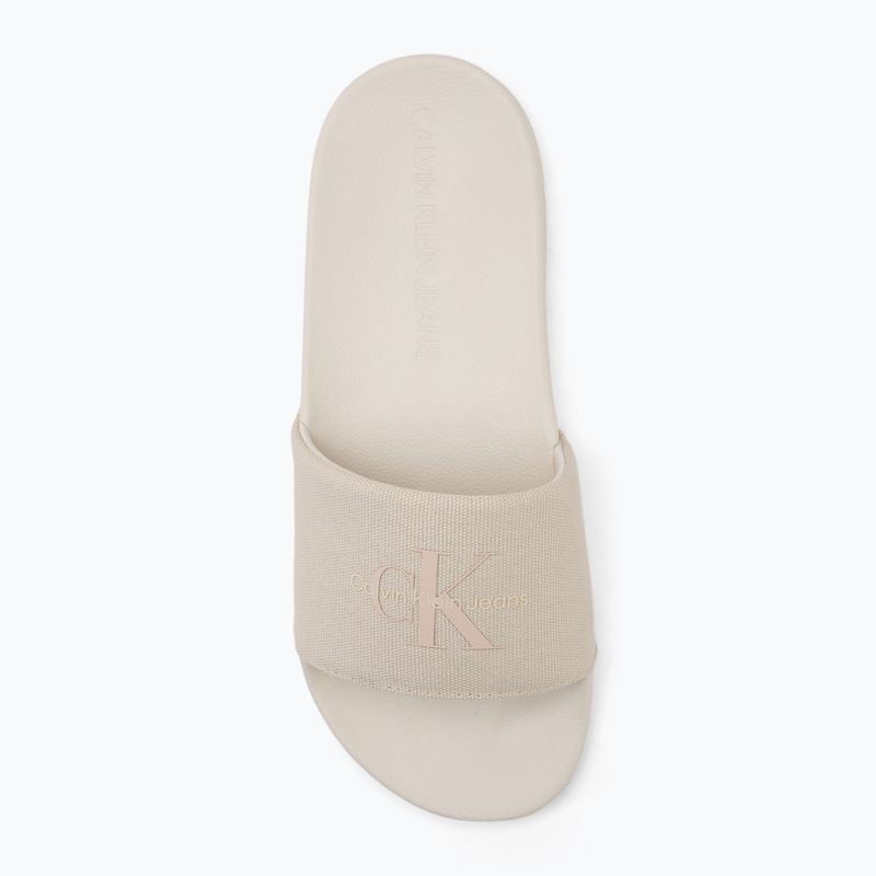 Дамски чехли Calvin Klein YW0YW01835 Slide Monogram Wn triple turtle dove 5