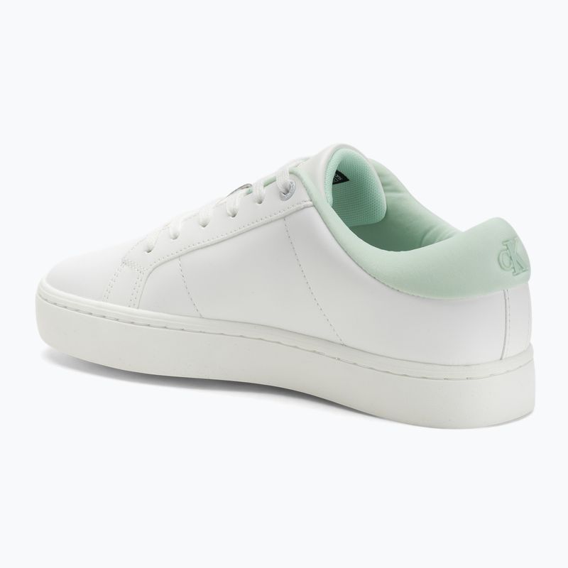 Calvin Klein дамски обувки YW0YW01444 Classic Cupsole Lowlaceup Lth Wn bright white/moonlight jade 3