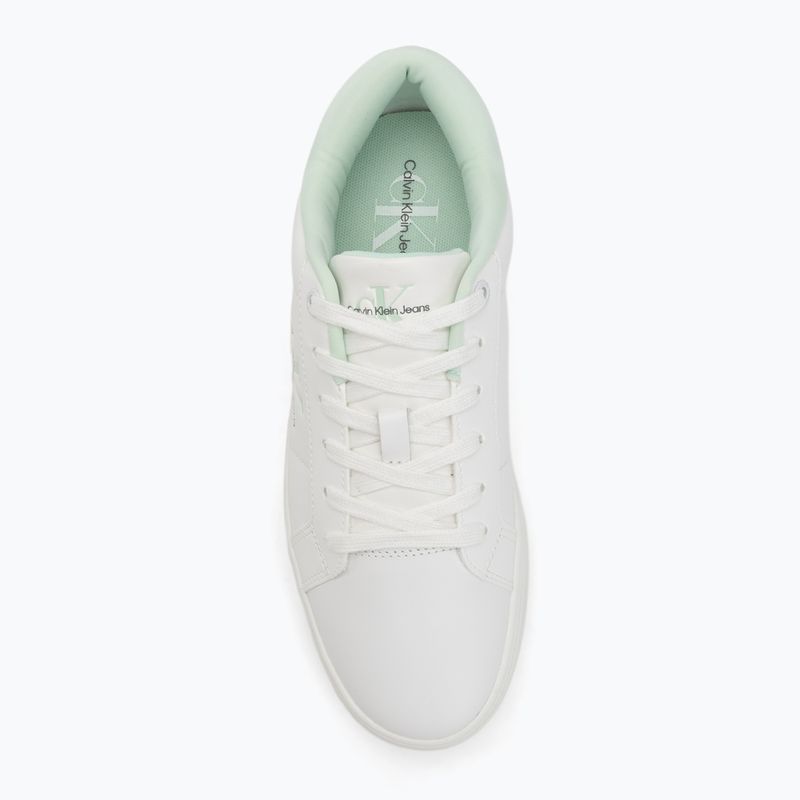 Calvin Klein дамски обувки YW0YW01444 Classic Cupsole Lowlaceup Lth Wn bright white/moonlight jade 5