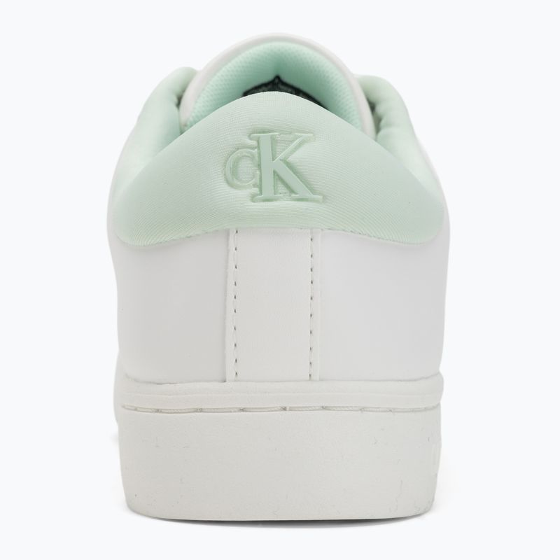 Calvin Klein дамски обувки YW0YW01444 Classic Cupsole Lowlaceup Lth Wn bright white/moonlight jade 6